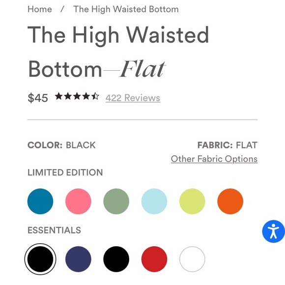 High Waisted Swim Bottoms | Andie Swim - Picture 4 of 8